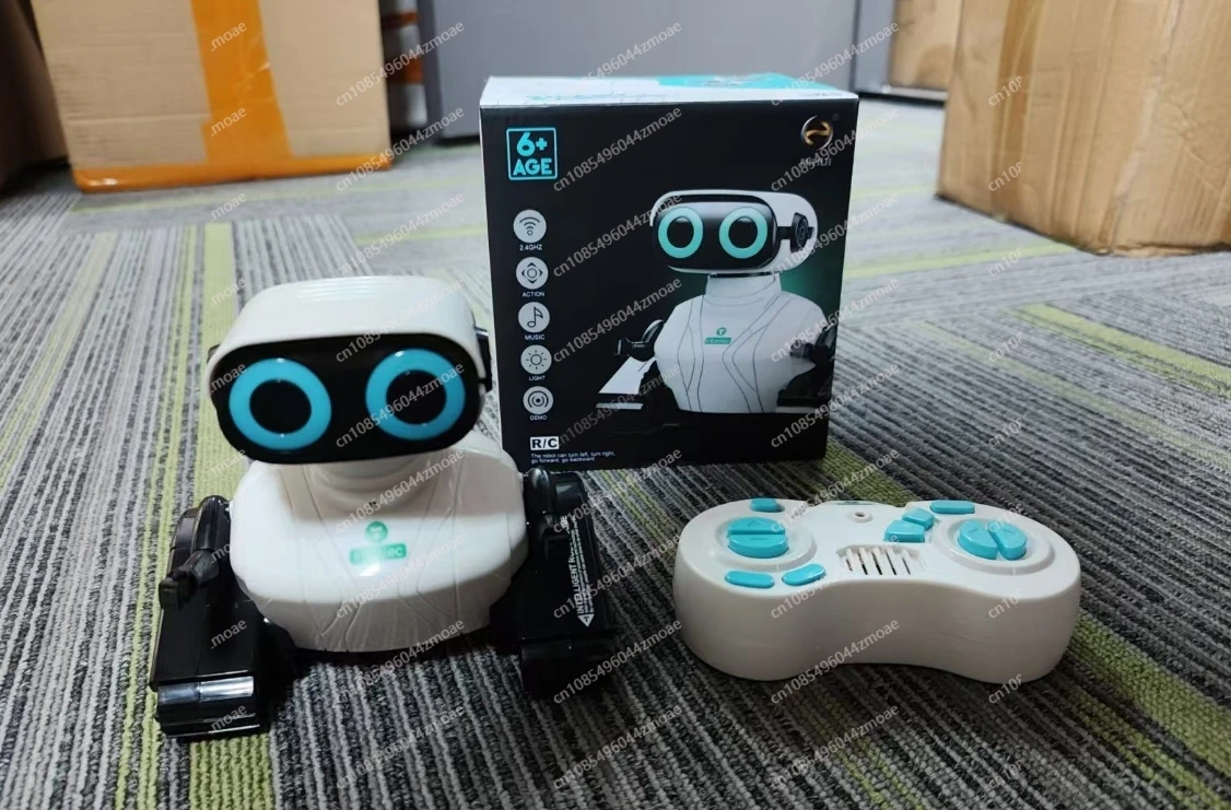 JS02-008 Robot Digital Second Generation Intelligent Gift Robot Remote Control Music Light Dancing Charging Robot