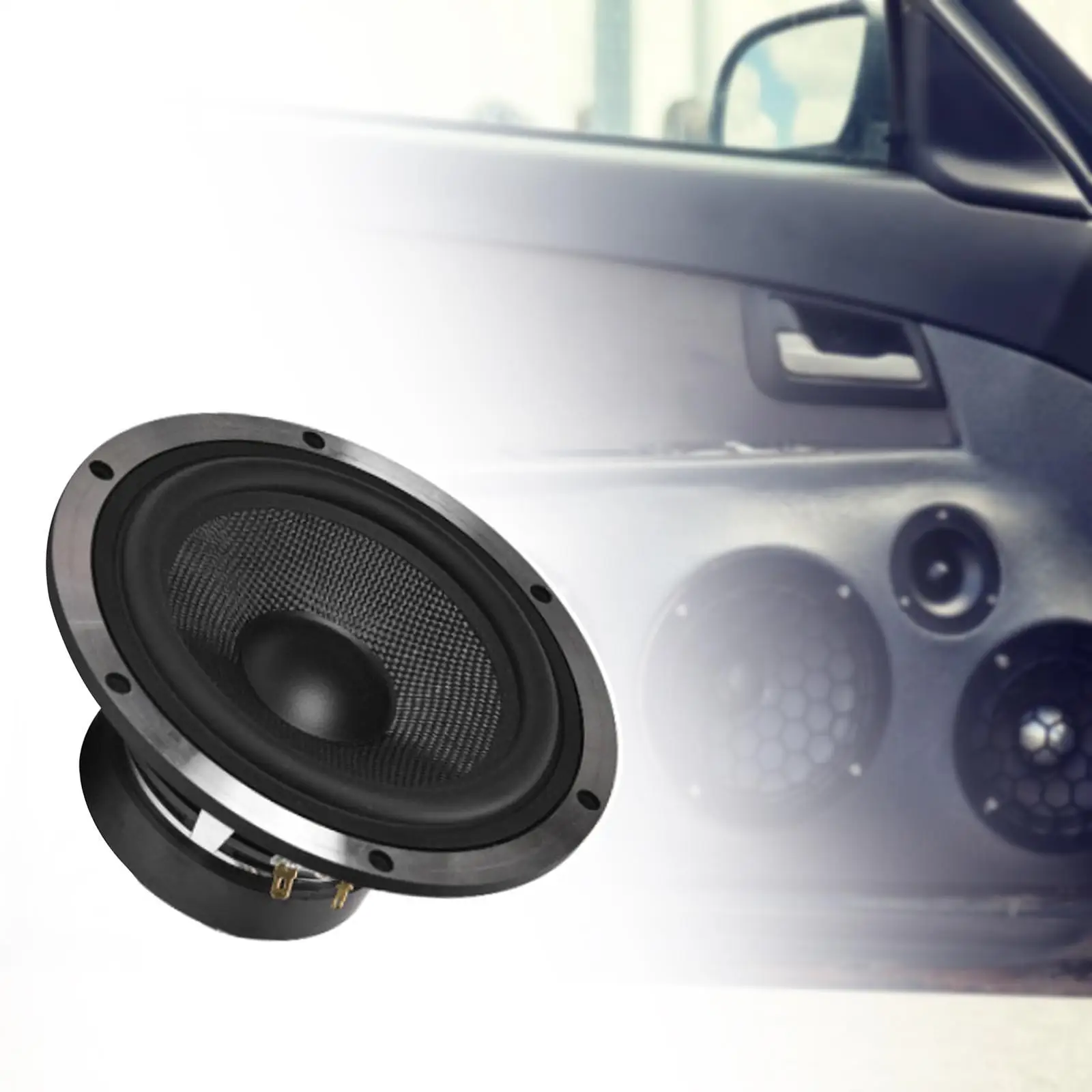 

Car Mid Bass Speaker High Performance for Truck Car Speaker Stereo Sound System Audio Accessories for Car 6.5inch Round Speaker