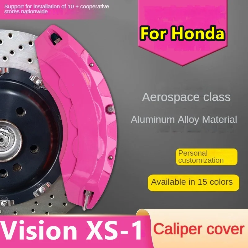 For Honda Vision XS-1 Car Brake Caliper Cover Front Rear 3D Aluminum Metal Kit