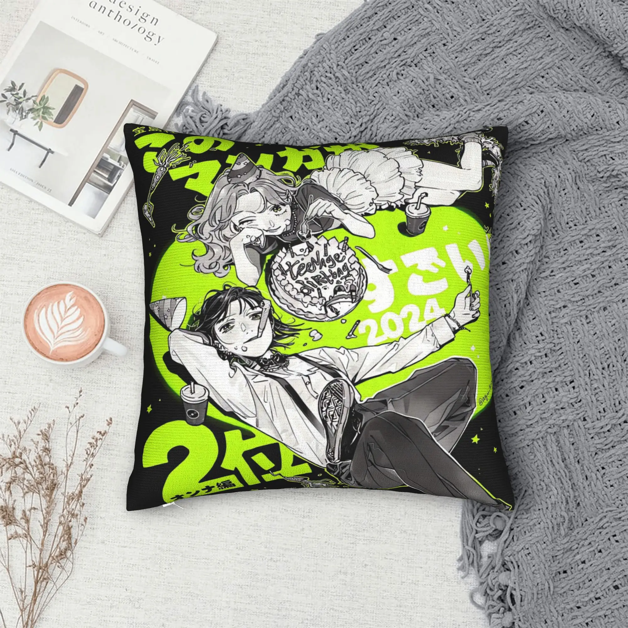 The Guy She Was Interested in Wasn't a Guy at All Pillow Cover  Graphic Cushion Cover Fashion Pillow Case For Sofa Home Decor