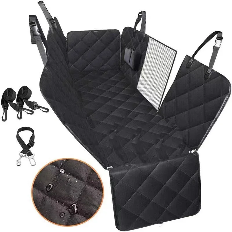 Waterproof Dog Seat Cover Nonslip Dog Hammock Heavy Scratchproof Pet Seat Cover for Cars Back Seat