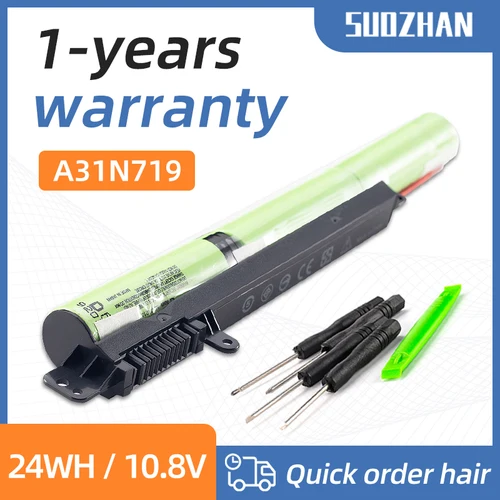 Batería A31N1719 para Asus X407, X507, X407U, F407, X407M, F407MA, X507U, X507UABR046T, X407UB1B, X407UF-1C, nueva