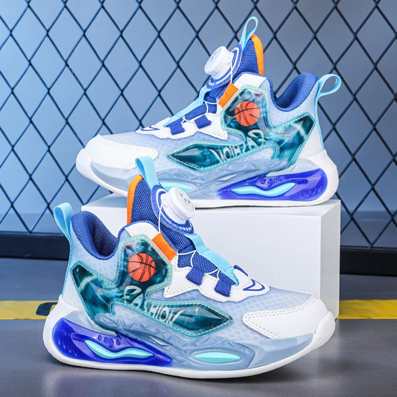 

Children Sneakers Boys Sports Shoes Comfortable Breathable Basketball Shoe Athletic Running School Sneaker for Boy
