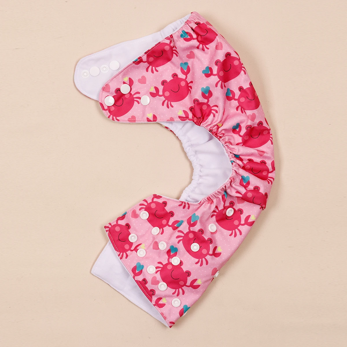 HappyFlute 3pcs/set Comfortable And Soft  Ecological Diapers Washable Reusable Cloth Diaper For 3-15kg Baby