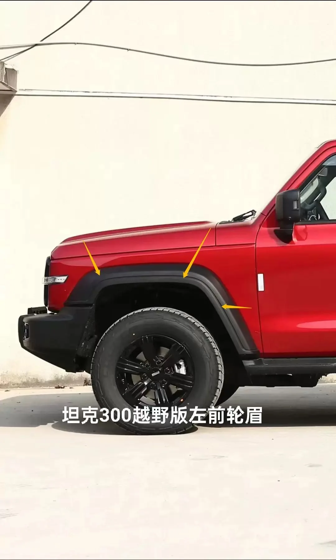 

TANK 300 2021-2025 Flare Trim Door Molding Strip Anti-Scratch Rubber Bumper Guard Car Body Protector Accessories