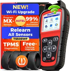 Autel MaxiTPMS TS508WF WiFi TPMS Programming Tool Wireless Car Diagnostic Service Activate Relearn Reset Program All Sensors