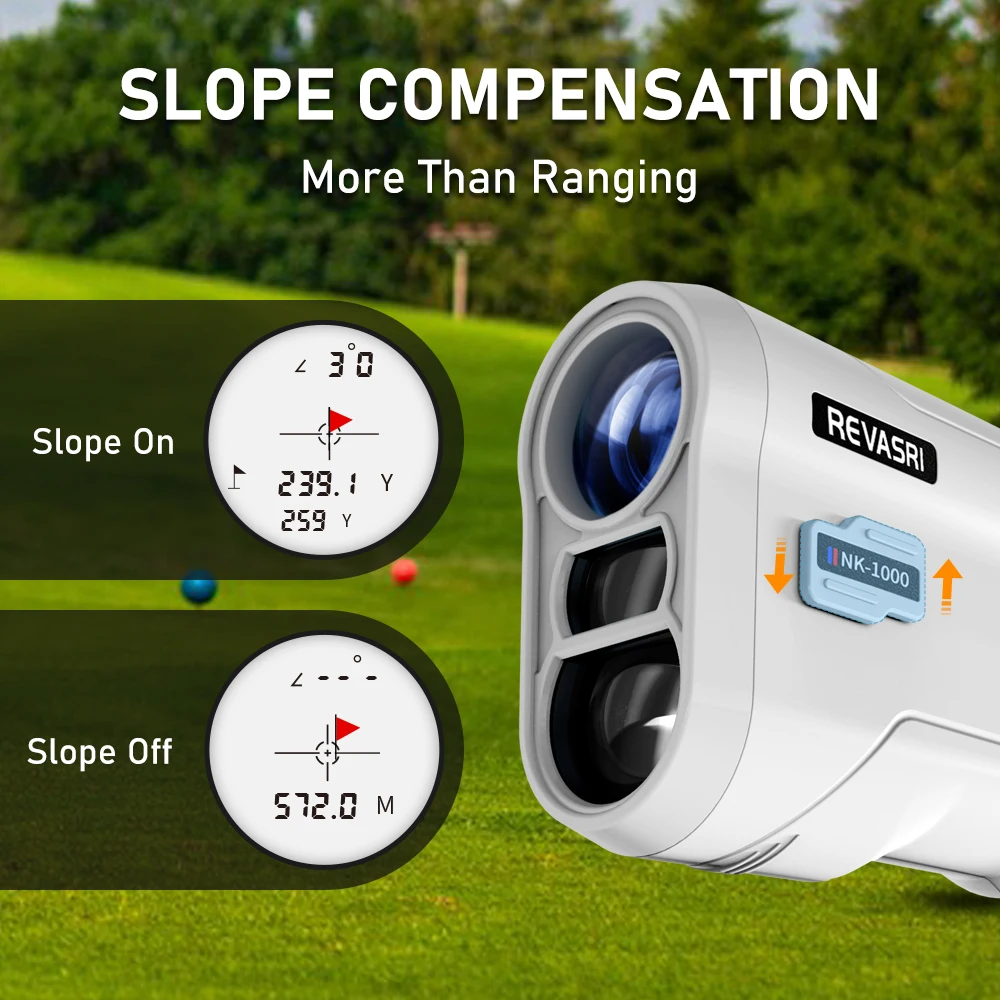 REVASRI Golf-Laser-Entfernungsmesser 600M Teleskop mit Flaggen- und Neigungserkennung oder 1000M Tarnfarben-Monokular für die Jagd – Detail 9