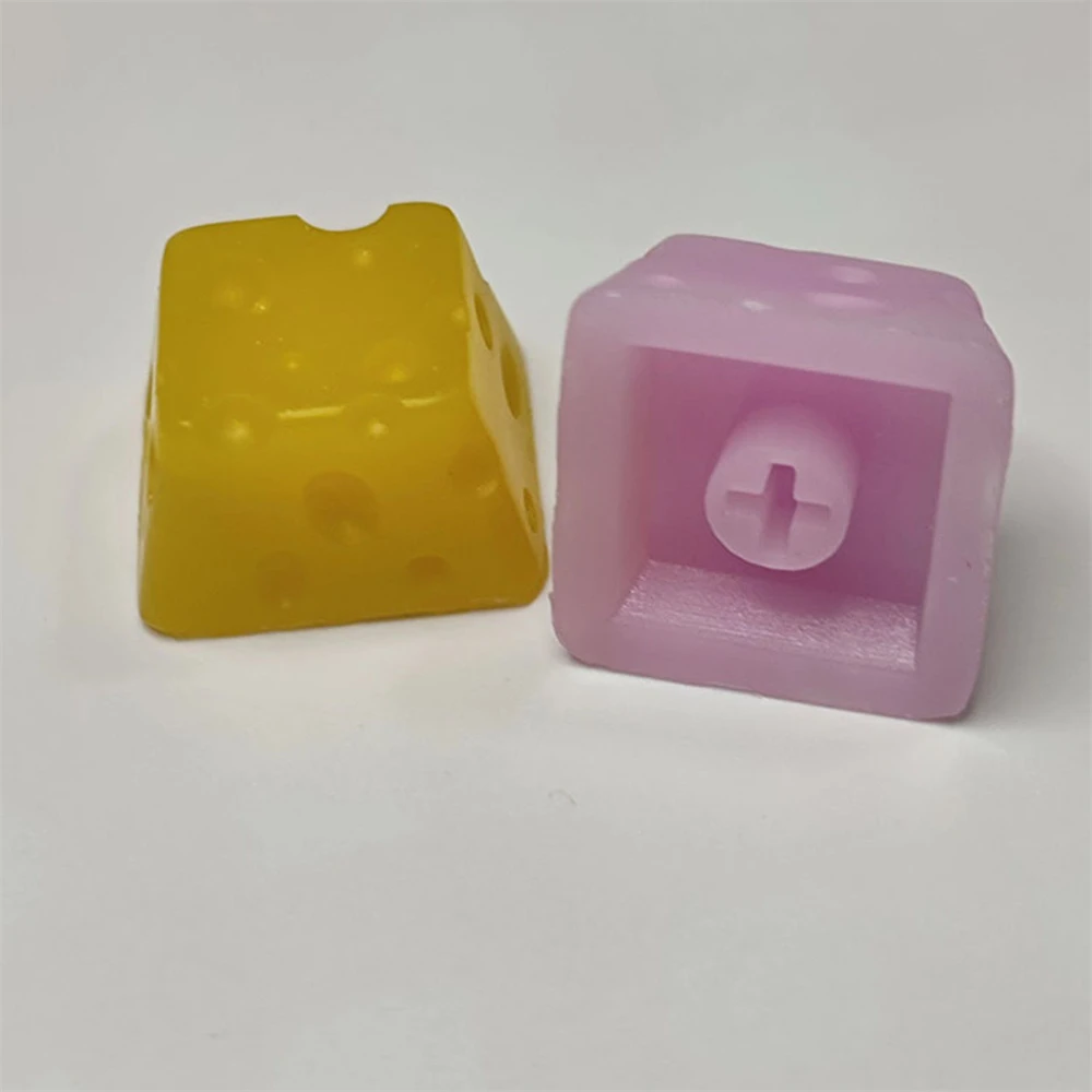 For Mechanical Keyboard Resin Cheese Keycap Corrosion Resistance Keyboard Replacement Accessories