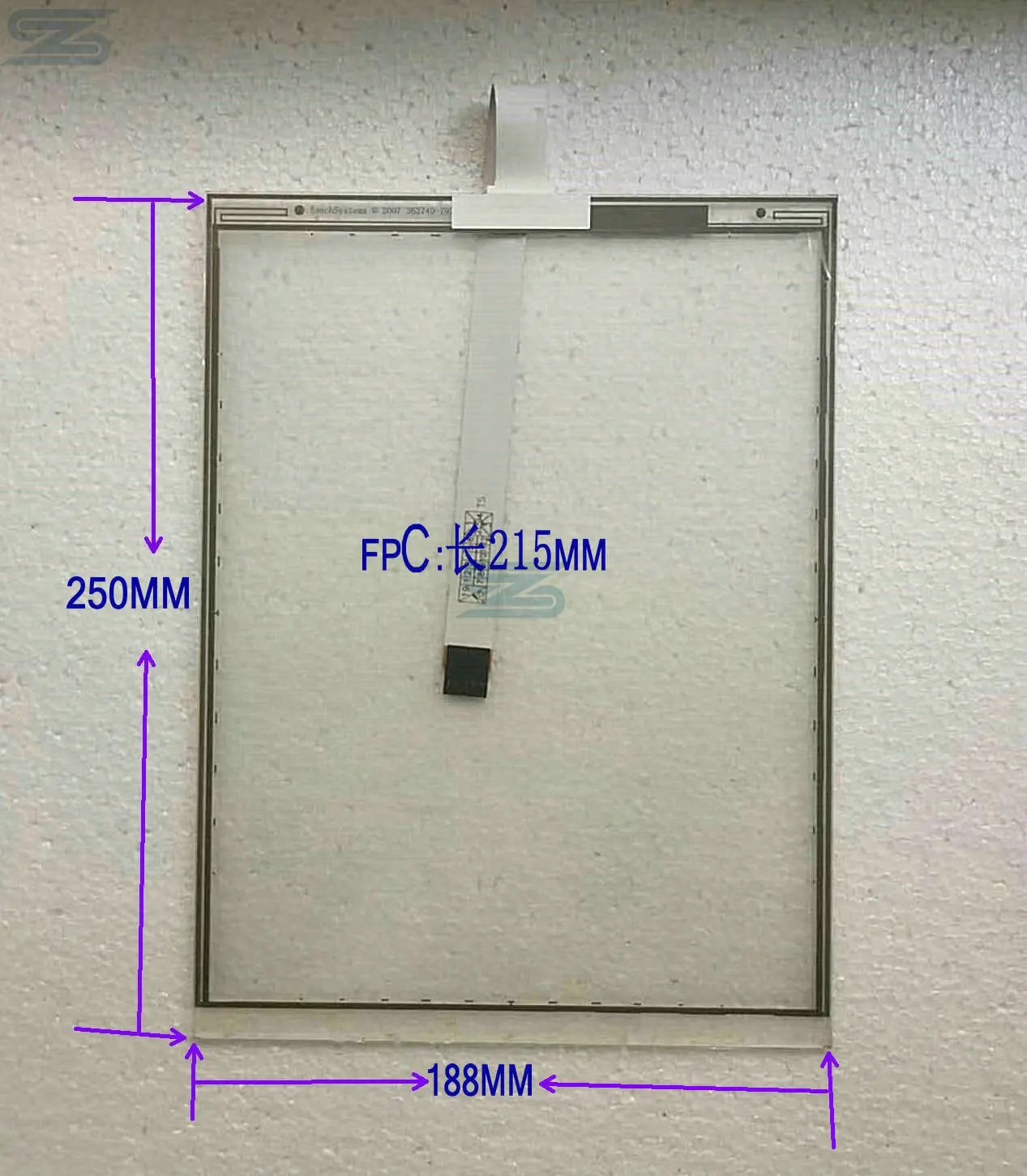 New 10.4-inch 5-wire resistive touch screen touch panel glass external 250 * 188mm Universal for ELO 10.4-inch For industrial me