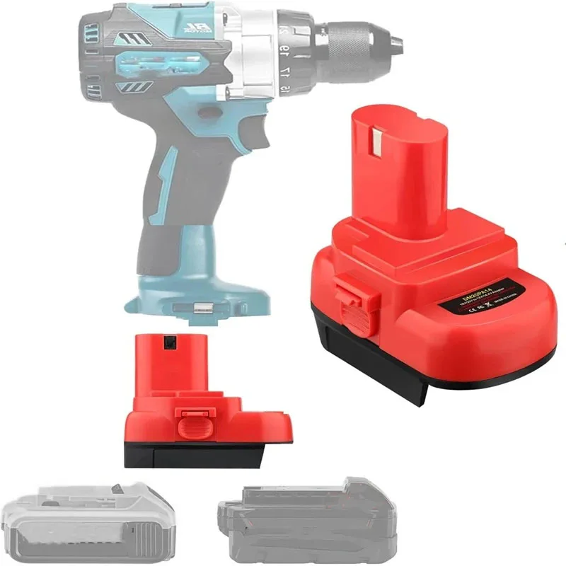 

Адаптер для аккумуляторов Dewalt 20V и Milwaukee 18V (литий-ионные) для преобразования в аккумуляторы Makita 12V (Ni-MH) для беспроводных электроинструментов