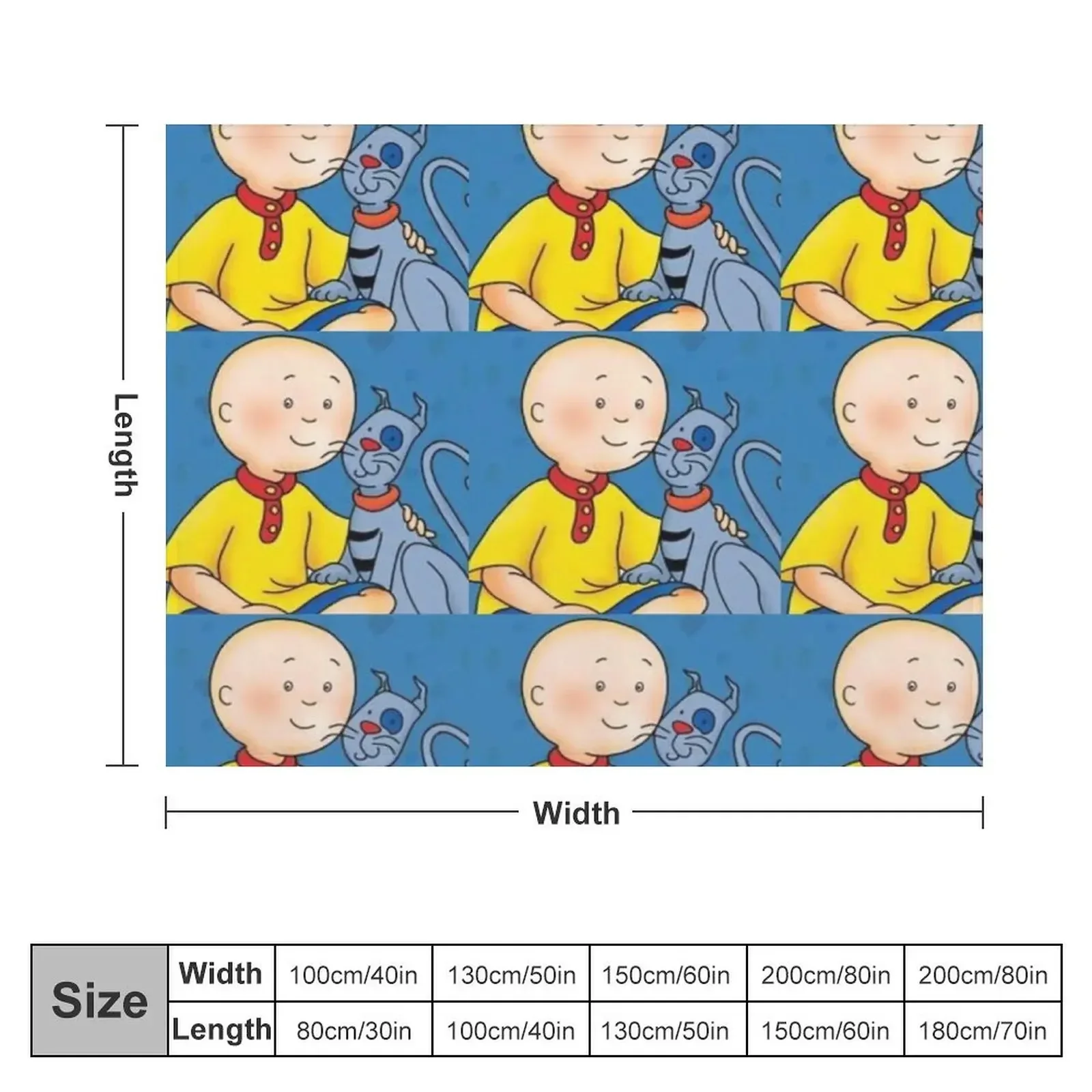 Caillou :D Throw Blanket Vintage Comforter Blankets