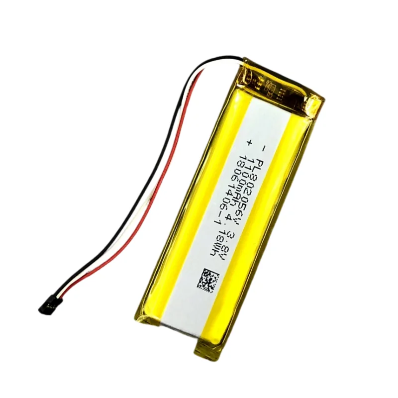 PL802056V 3.8V 1100mAh for Bluetooth Earphones Recorder Camera Recording Pen Scanning Pen Battery 3 Wire with Plug