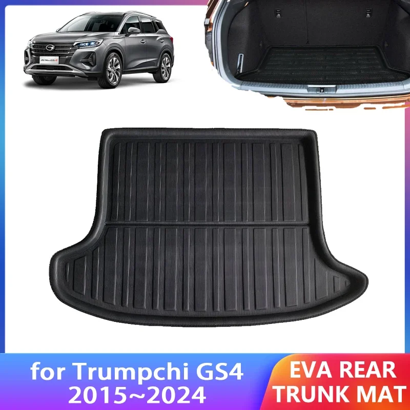 

Trunk Mat for GAC II Trumpchi GS4 Plus EV 2023 2024~2015 2020 2022 Accessories EVA Floor Tray Waterproof Liner Cargo Boot Carpet