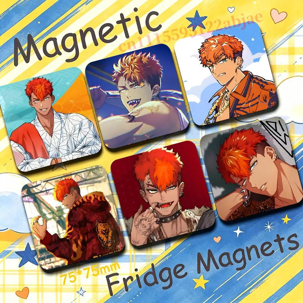 Ryoga T-Tosa GokuLuck Fridge Magnetic Magnet PVC Memorial Decor for Family Friends Students Adults