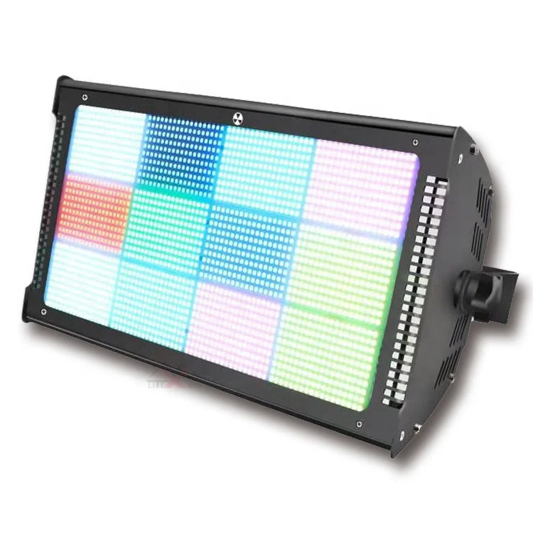 BOTAI New arrival dj decorations led 1000w RGB led strobe light DMX512 led stage light Flash lighting for Dj stage