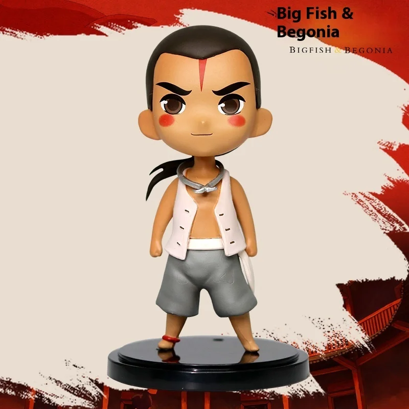 Ozdoba w stylu chińskim anime, duża ryba Haitang Kun w wersji Q, ręcznie robiona, wykwintna figurka kolekcjonerska, zabawka.