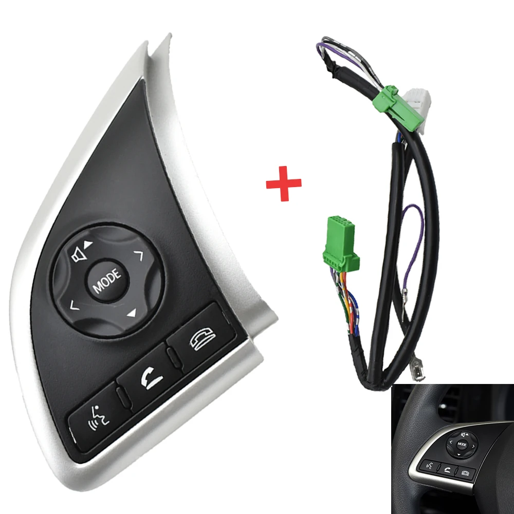 Multifunction Steering Wheel Switch For Outlander 3 2013 2014 2015 2016 2017-2019 Audio Volume Bluetooth Cruise Control Button