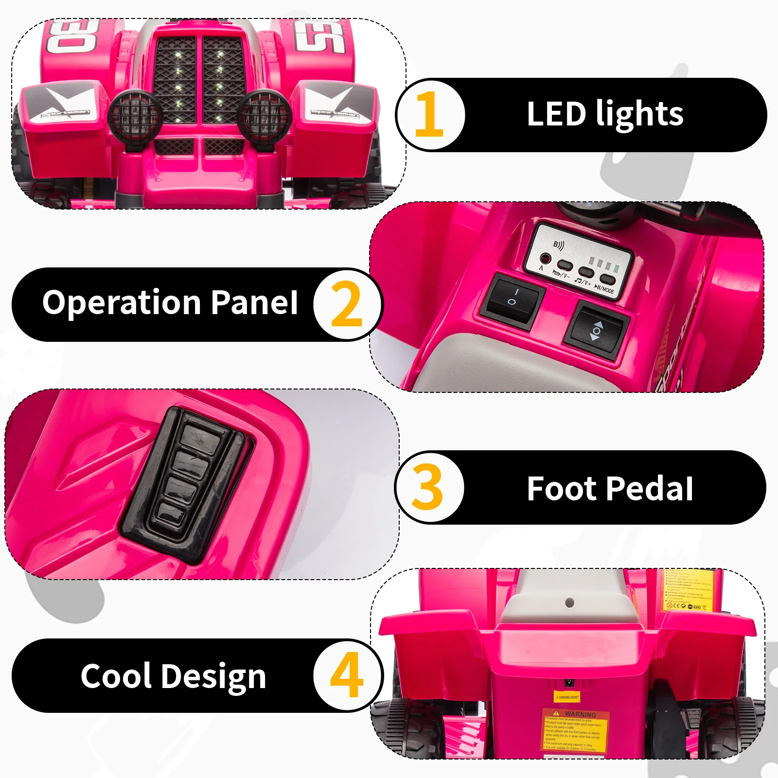 Kids Electric ATV 6V for Toddlers 6