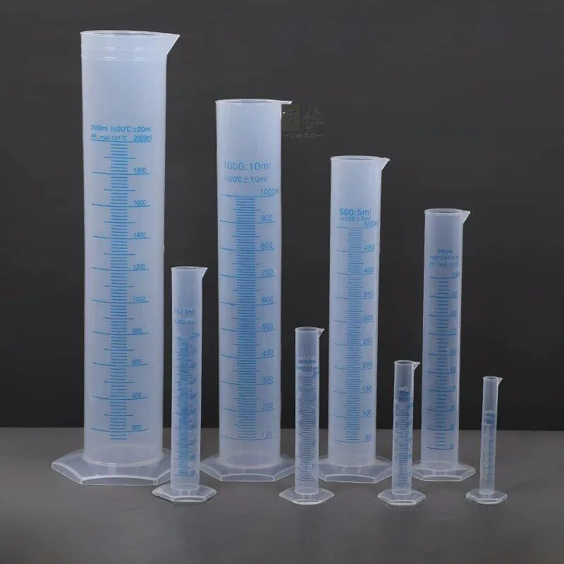 プラスチック製目盛り付きメスシリンダー、様々なサイズ（0ml、25ml、50ml、00ml、250ml、500ml、000ml、2000ml）キッチン調理器具