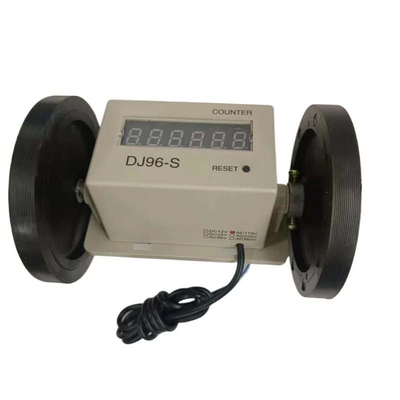 6‑Digit Digital Length Counter Roller Wheel Meter Counter 12‑220V