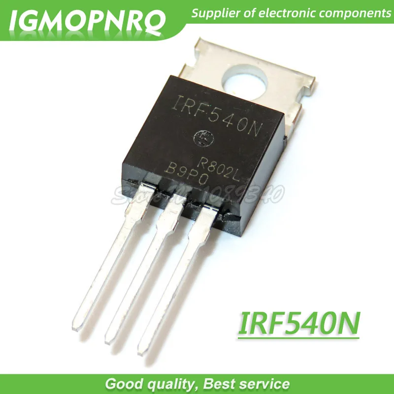 20 sztuk IRF540N IRF540 IRF540NPBF MOSFET MOSFT 100V 33A 44mOhm 47.3nC TO-220 nowy oryginał