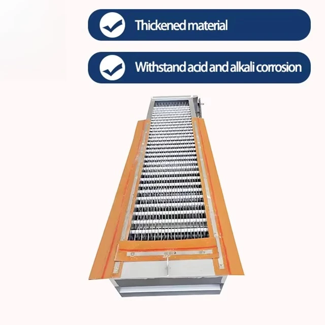 Rotary Hydraulic Mechanical Screen Cleaning Machine Stepped Grille Decontamination Bar Screen