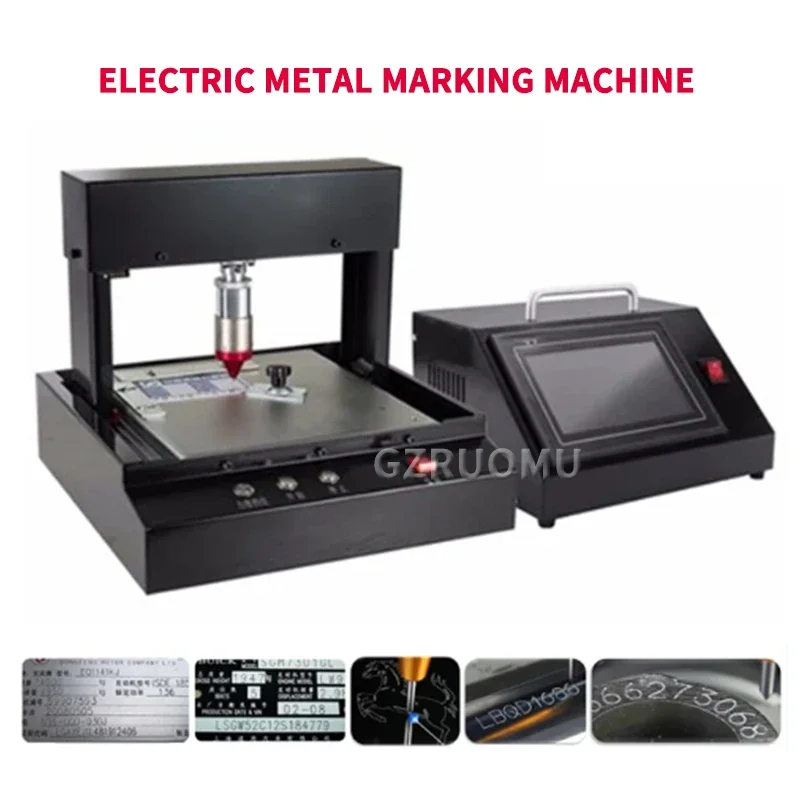 

190*120/240*200 MM Electric Metal Marking Machine Desktop Stainless Steel Nameplate Aluminum Label Cutting Plotter Digital Coder