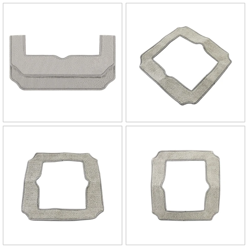 8pcs قابلة للتنظيف القابلة للتنظيف قطعة قماش ممسحة للسيارات الصغيرة النافذة روبوت ممسحة