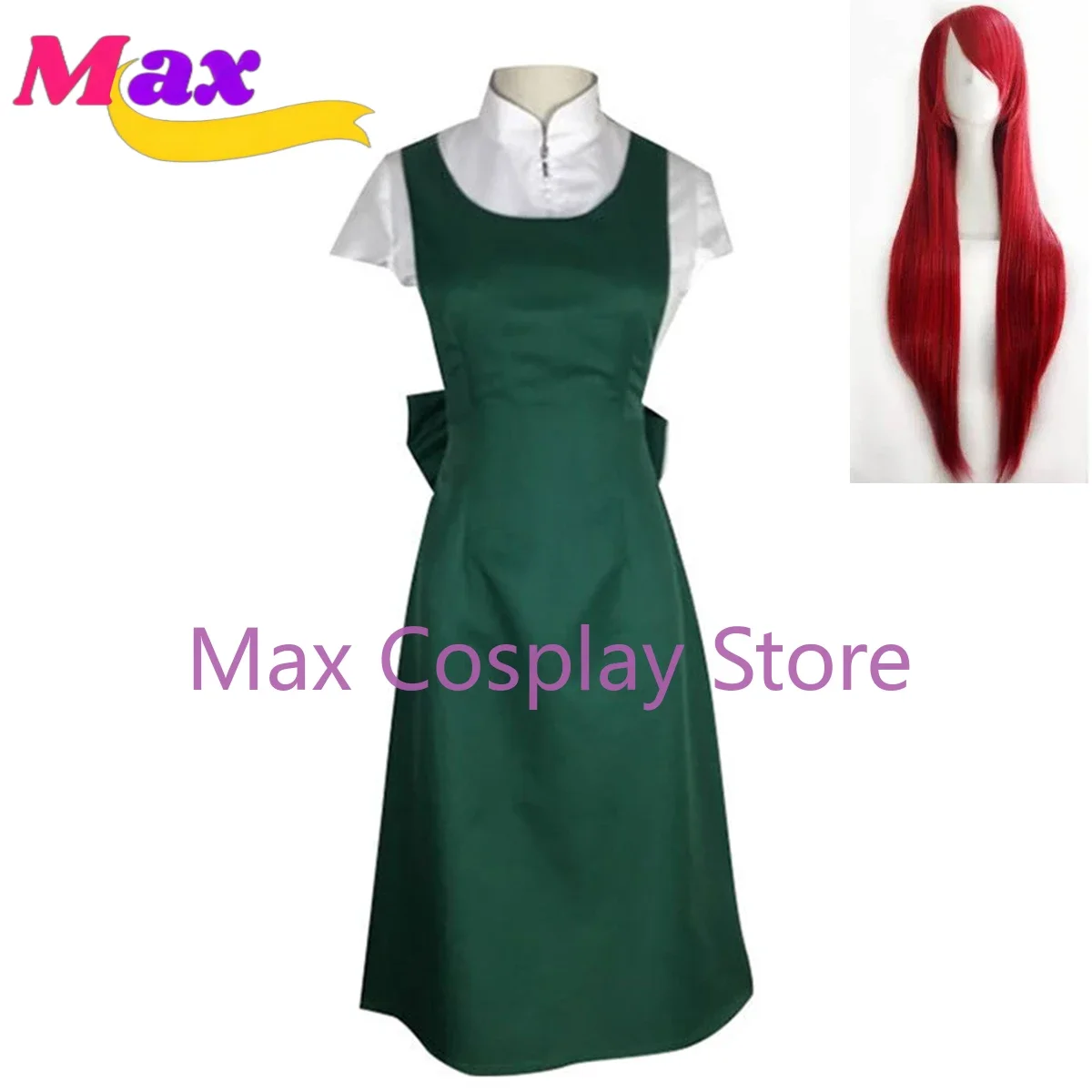

Max Cosplay Anime Cos Uzumaki Kushina Cosplay Costume Party Uniform Uzumaki Mother Full Set Female Suit