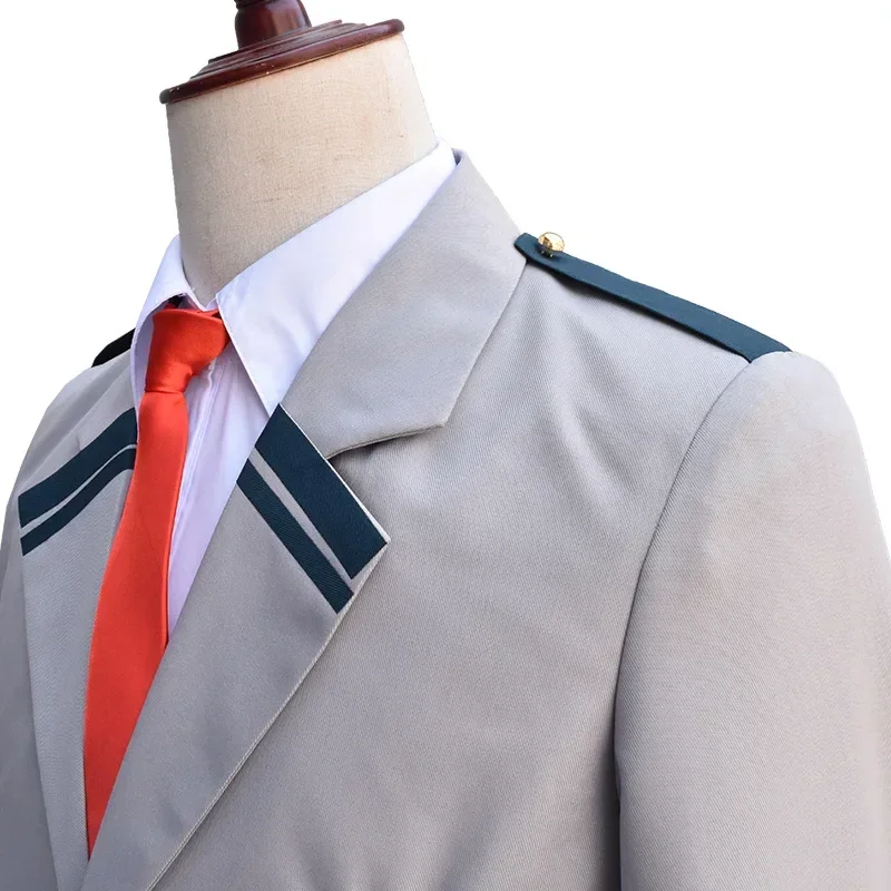 My Hero Academia Midoriya Izuku Anime Cosplay Costume High School Uniform for Halloween Party