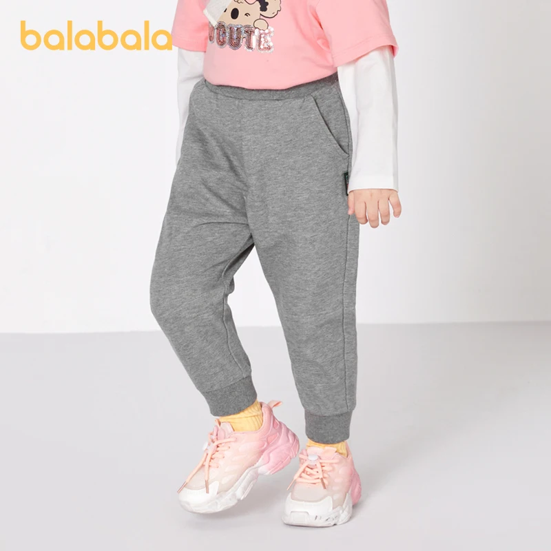 

Balabala Toddler 2023 Unisex Boy Girl Trousers Autumn Comfortable Sports Casual Pants Fashion