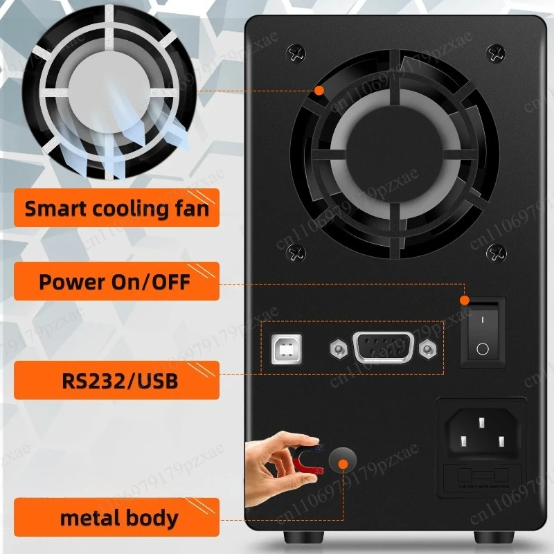 200W 200V 1A SPPS2001D Programmable Power Supply RS232 Adjustable Bench Voltage Regulator