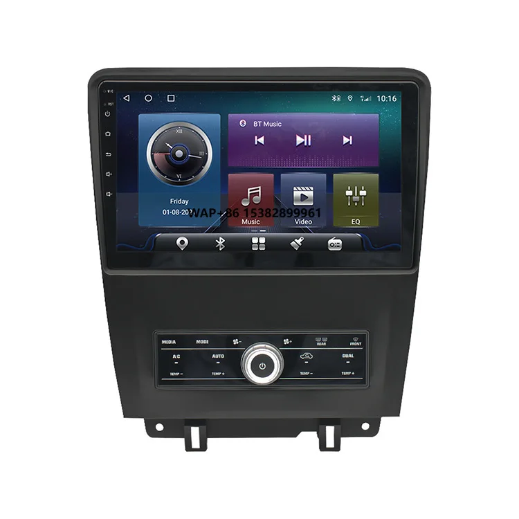 8 Core Built-in Gps Autoradio 7851 Amplifier Carplay Screen Android GPS Navigation Car Radio Player for Ford Mustang 2010~2014