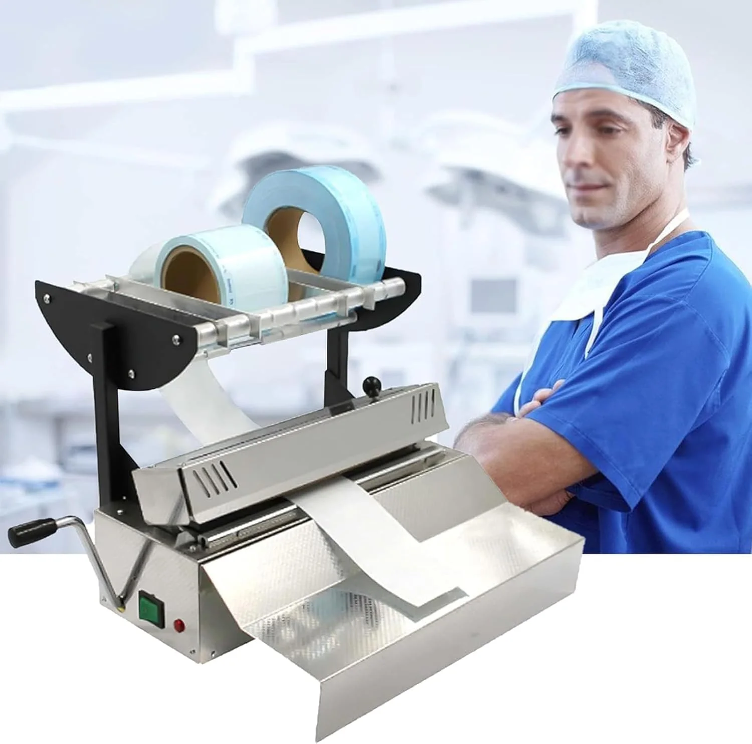 

Dental Lab Sealing Machine SEAL Autoclave Sterilization Beep-alert Dentist Equipment