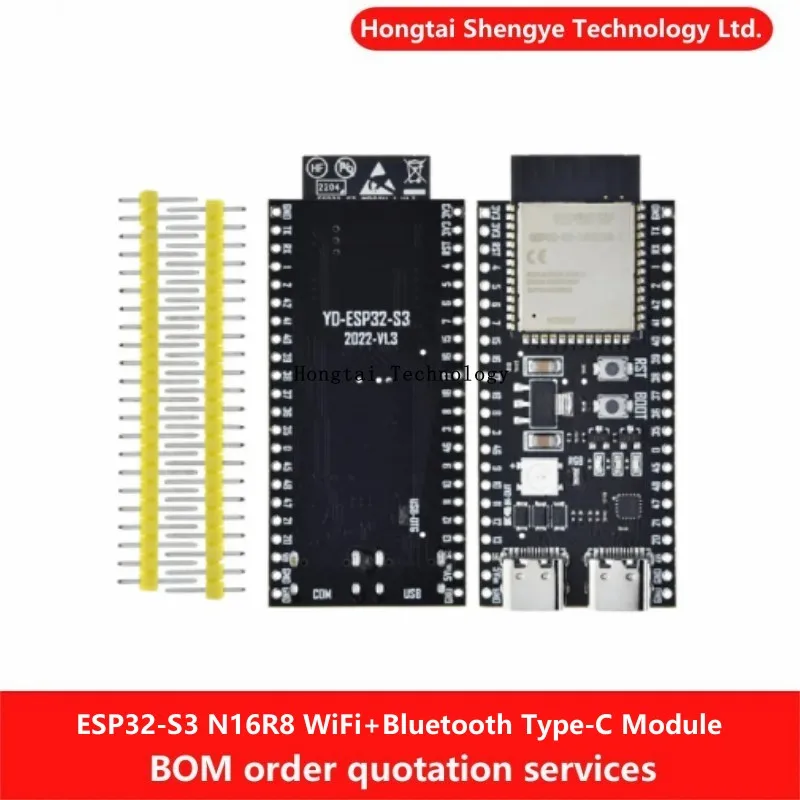 ESP32-S3- DevKitC-1 N16R8 для Arduino WiFi + Bluetooth IoT Dual Type-C, макетная плата, модуль Core Board