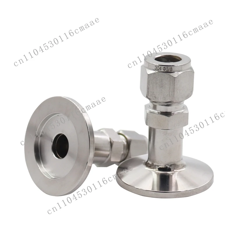 

For vacuum KF flange fittings KF16 KF25 6.35/6/8/10 stainless steel through quick connect pipe connector