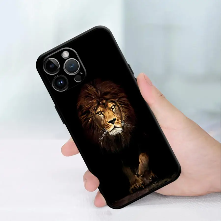 حافظة لهاتف آيفون 15 16 14 Plus XS Max XR 17Air 7 8 13 12 11 17 Pro Max غطاء هاتف ناعم أسود