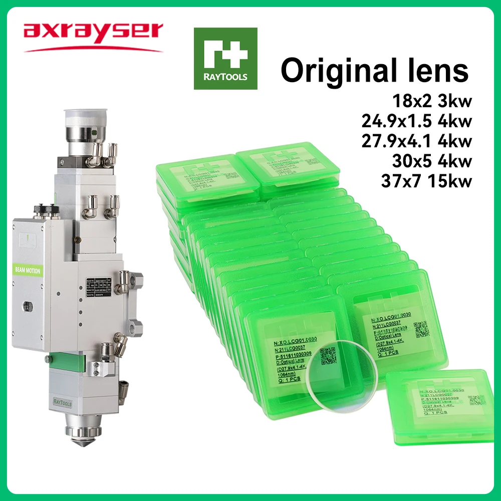 

Wholesale Raytools Laser Protective Windows 27.9x4.1 30x5 37x7 AR Coating Lens for Raytools Genuine Original Parts