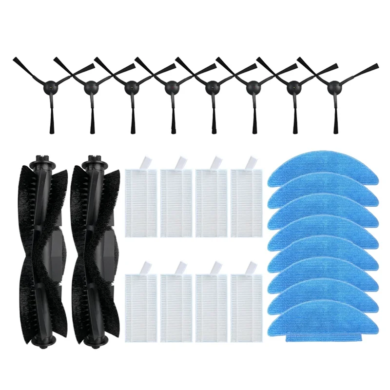 SANQ لـ Cecotec Conga Eternal Max X-Treme / Ultimate / Titanium / Vital Main Side Brush Filter Mop استبدال الملحقات