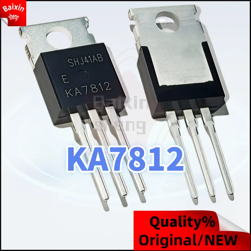 

10PCS: Original quality KA7812 KA7812ETU TO-220 Three terminal voltage regulator