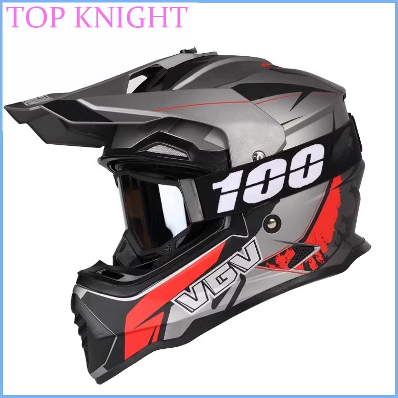 New DOT Certification VGV Motorcycle Helmet Gift 100 Goggles ATV Downhill Cascos Off-Road Capacete Men Motocross Helmet For KTM