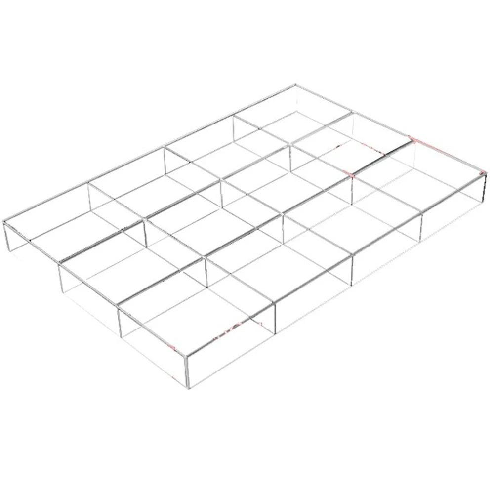 Jewelry Organizer Acrylic Clear Tray Display Storage for Jewelry Earring Bracelet Collections Display Gift Boxes Decoration
