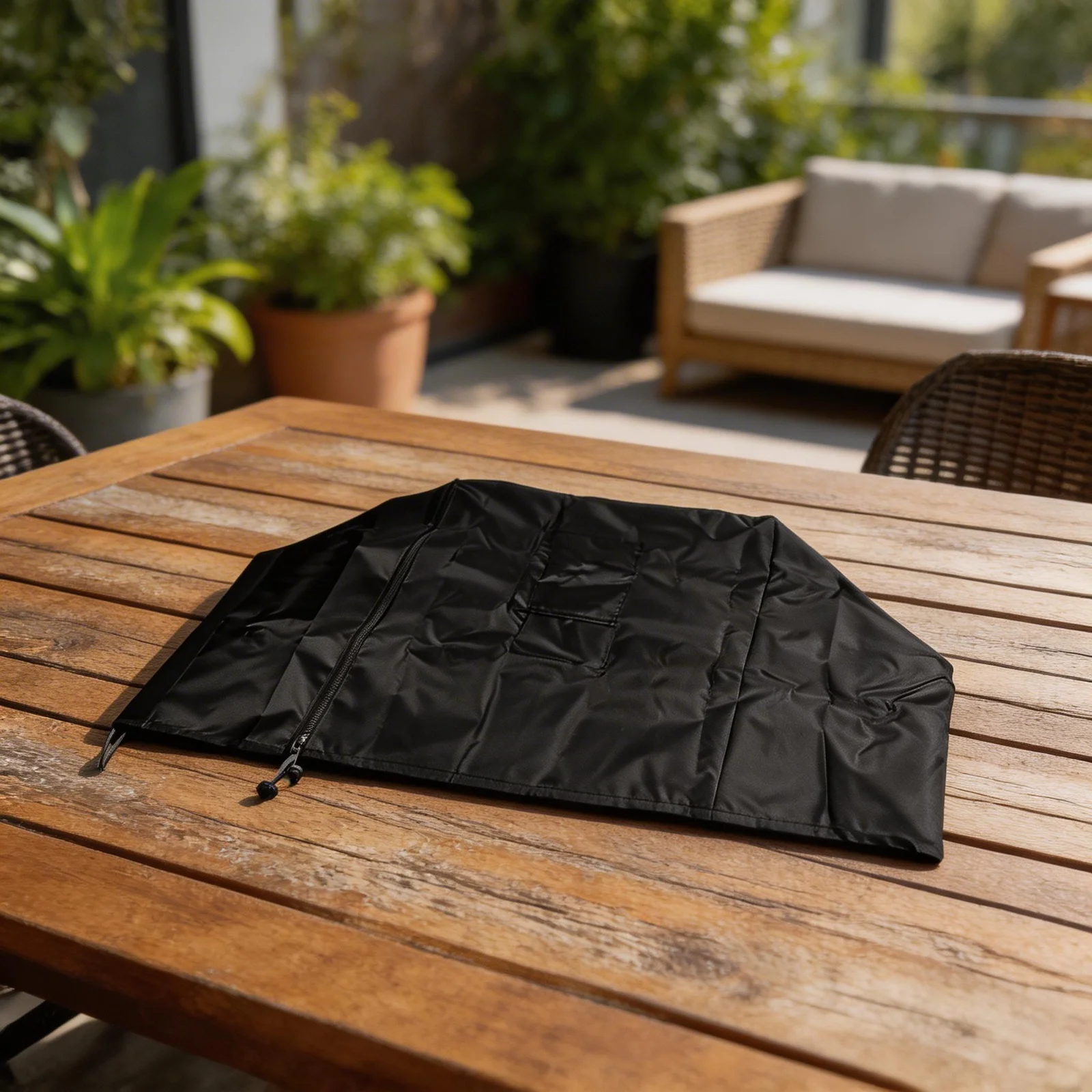20x20x21 Inch WaterRefrigerator Cover With Drawstring For Small Outdoor Dust Protective Case Black