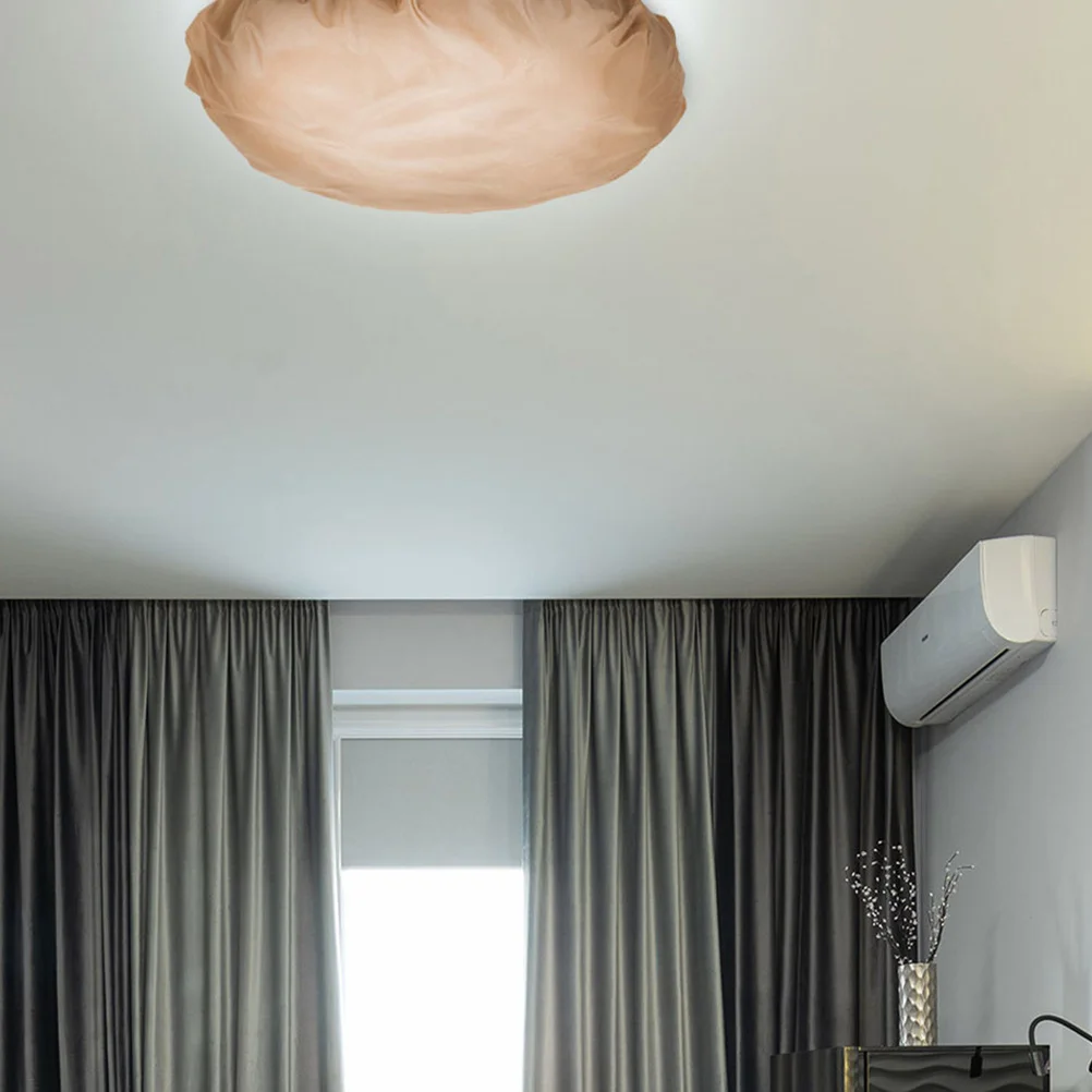 

2Pcs Anti-Glare Lampshade for Pendant Light Heat Resistant Ceiling Diffuser 360 Degree Light Distribution Eye Protection Fabric