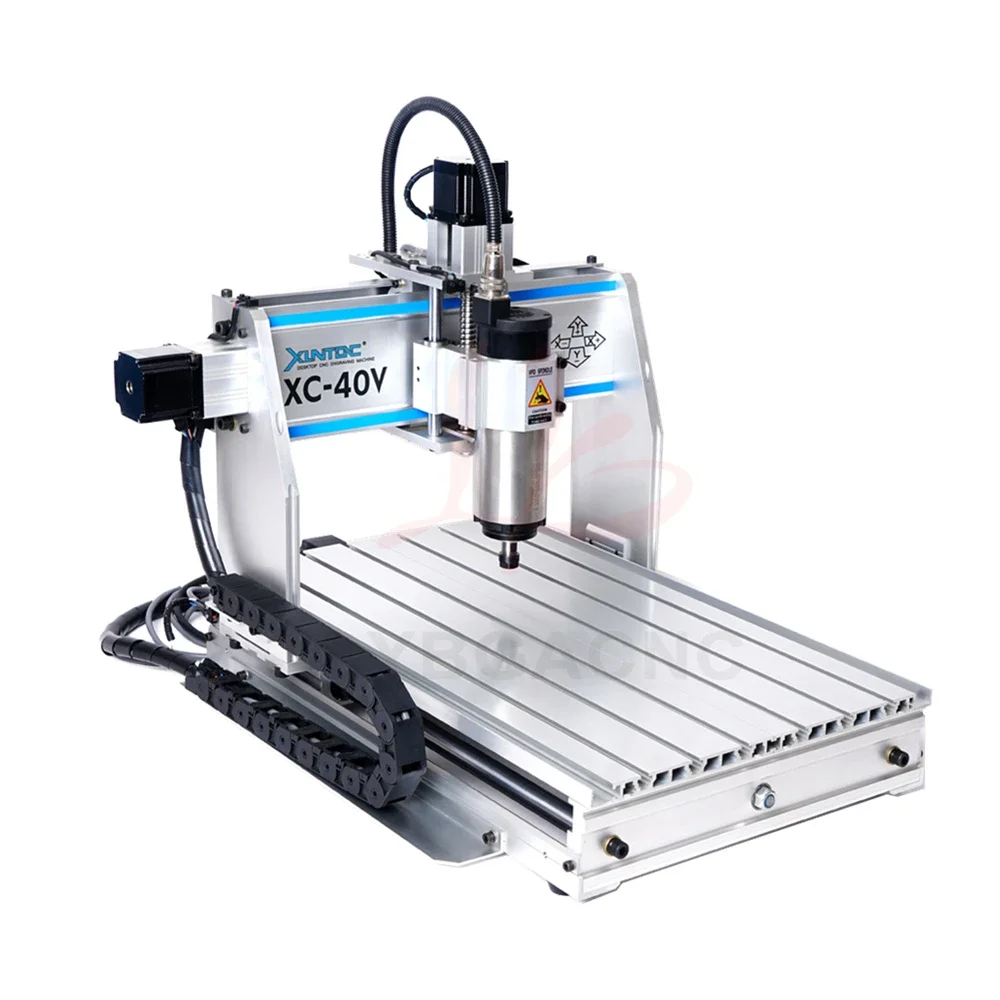 LYBGACNC XC-40V CNC Router Engraver for Woodworking Metal Carving 3 Axis Drilling and Milling Machine USB Port 800W Only 220V