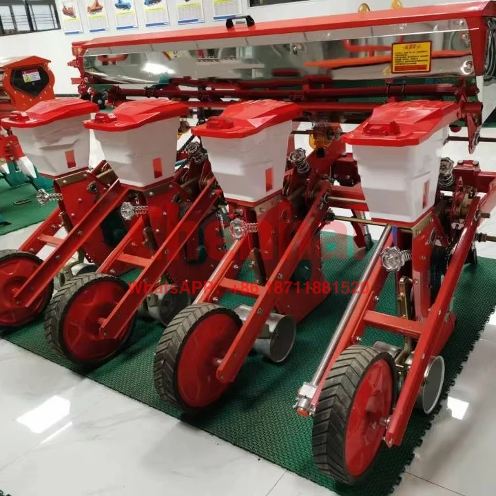 

CE Certified 4 Row Corn Seed Maize Bean Seeder Planter Used for Planting Sowing in Farms Manufacturing Plants