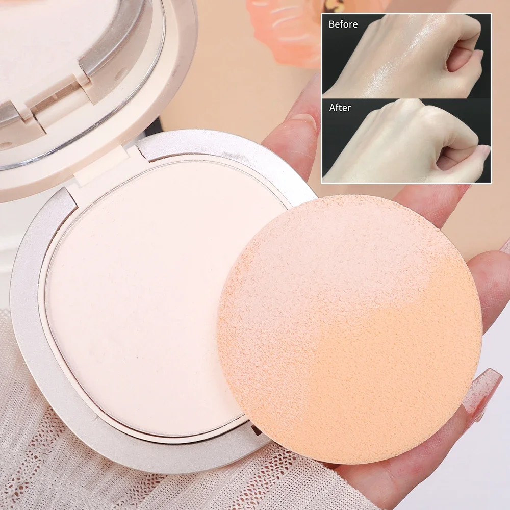 60 STKS Make-up Spons Poederdons Huidskleur Droog en Nat Luchtkussen voor tweeërlei gebruik Ronde Cosmetische Bladerdeeg Foundation Spons Beauty Tools