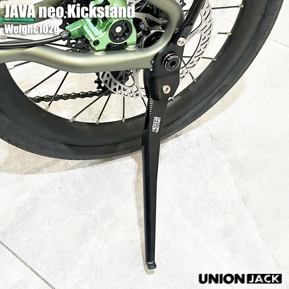 Bicycle  CNC  Aluminum Kickstand for JAVA Neo Folding Bike Side Stand With Thru Axle