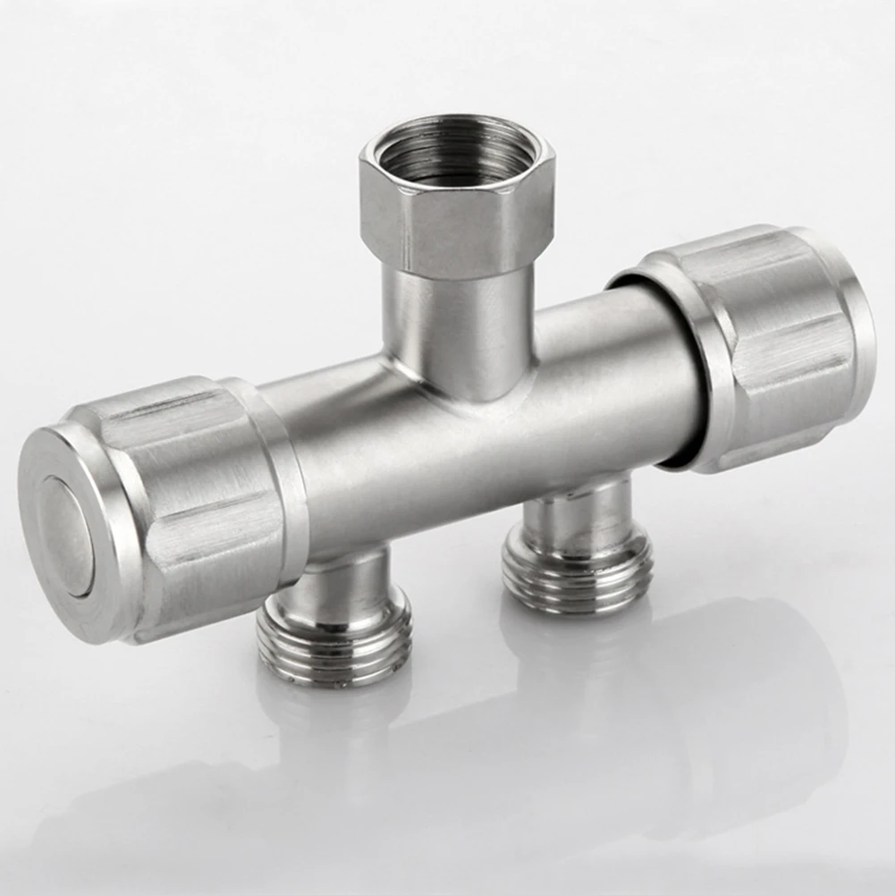 Drip-free Faucet Dual Handle Faucet Household Use 304 Stainless Steel Material G1 2 Connection Type For Household Chores