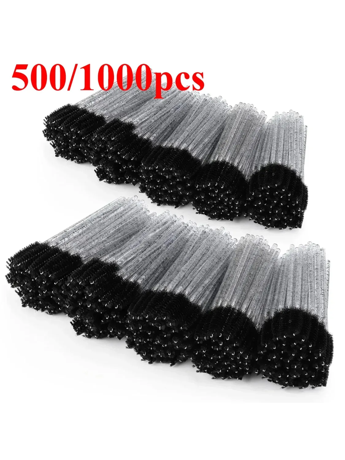 Groothandel 100/500/1000 stuks Eye Beauty Tools Wegwerp Mascara Wands Wimperborstel Lash Extension Kleurrijke Spoolies voor Wenkbrauw - afbeelding 2
